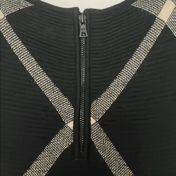 Alice + Olivia Diagonal Plaid Knit Dress - Picture 5 of 6